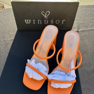 Windsor Bold Orange Heels